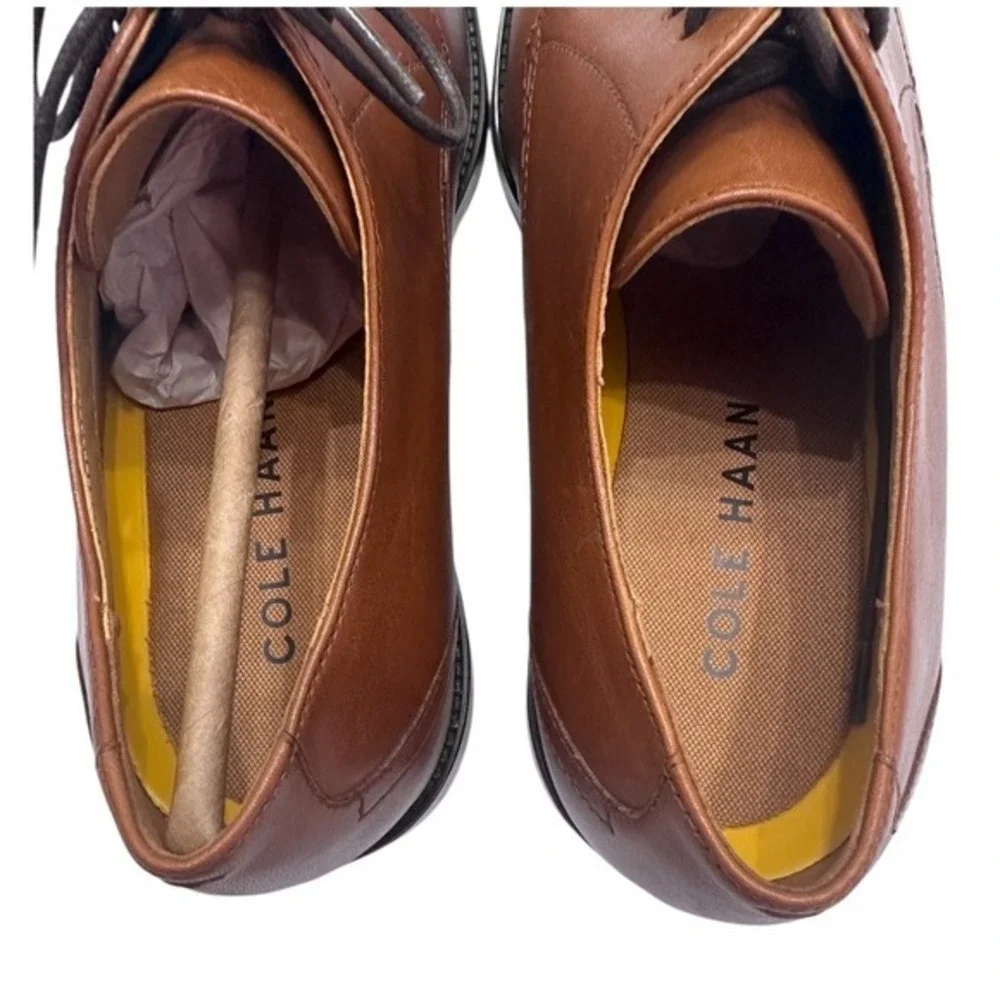 Cole Haan Mens Hawthorne Brown Leather Lace Up Oxford Dress Shoes Size 8 M‎ NWOT